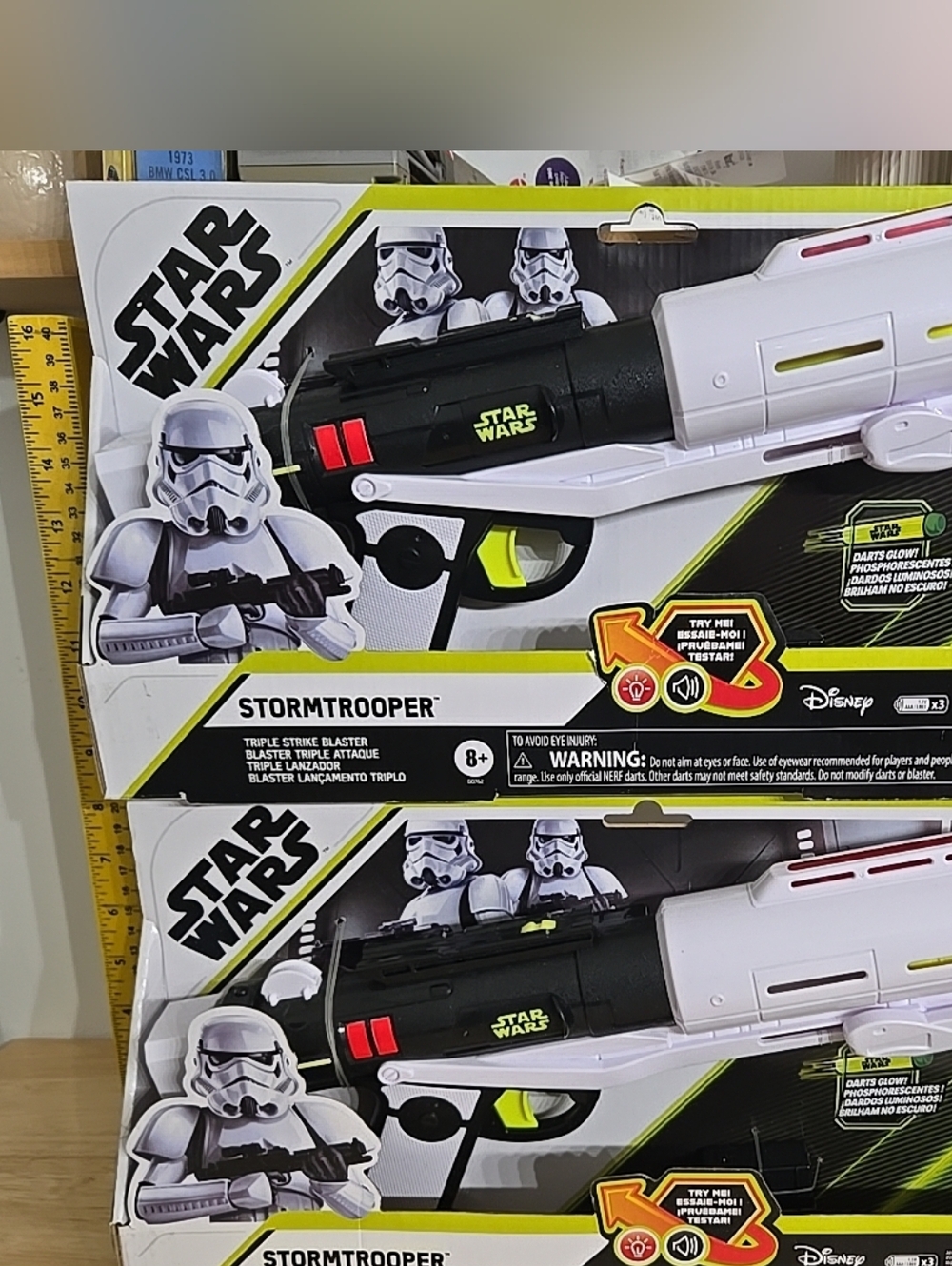 Nerf GlowStrike Star Wars Stormtrooper Triple Strike Blaster New Sealed-set Of 2